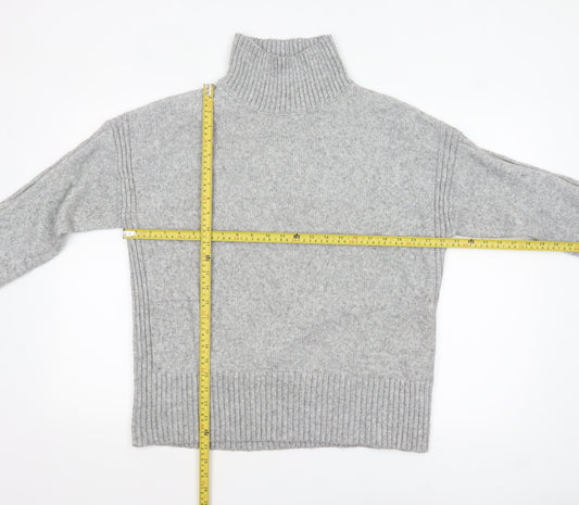 Womens UK Size S New Look Grey Pullover Jumper