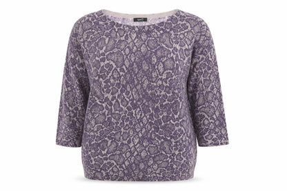 Womens UK Size 8 M&Co Purple Pullover Jumper