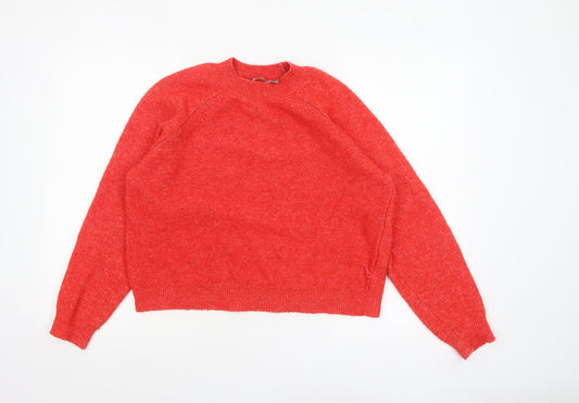 Womens UK Size 10 ASOS Red Pullover Jumper
