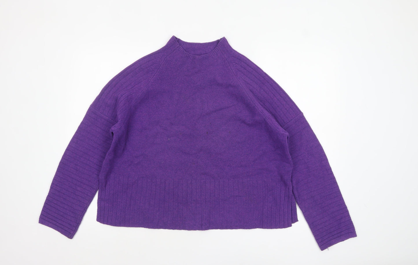 Womens UK Size M Whistles Purple Pullover Jumper