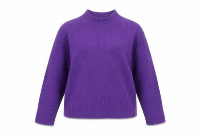 Womens UK Size M Whistles Purple Pullover Jumper