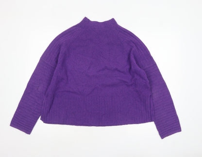 Womens UK Size M Whistles Purple Pullover Jumper