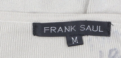 Womens UK Size M Frank Saul Beige Pullover Jumper