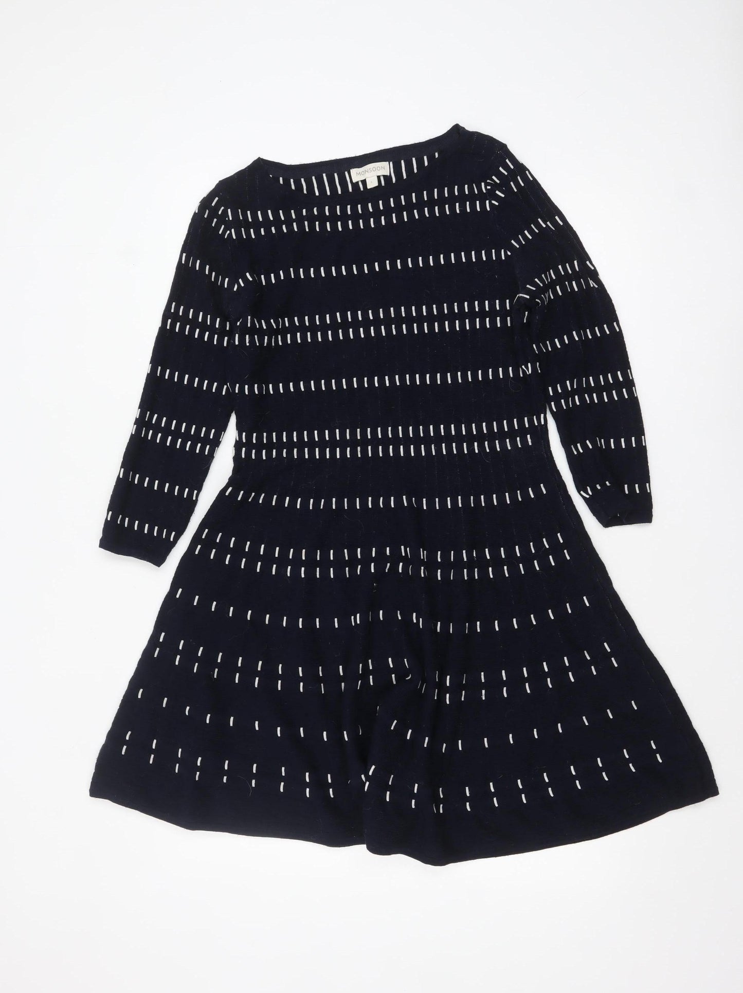 Womens UK Size L Monsoon Fit & Flare Dress