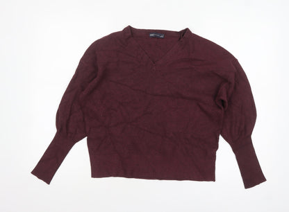 Womens UK Size M Marks and Spencer Brown Pullover Jumper