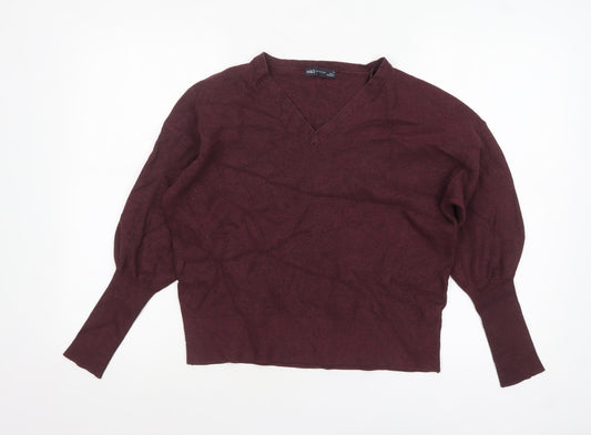 Womens UK Size M Marks and Spencer Brown Pullover Jumper