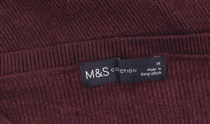 Womens UK Size M Marks and Spencer Brown Pullover Jumper