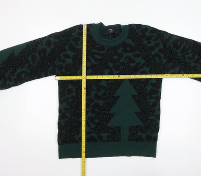 Womens UK Size S NEXT Green Pullover Jumper