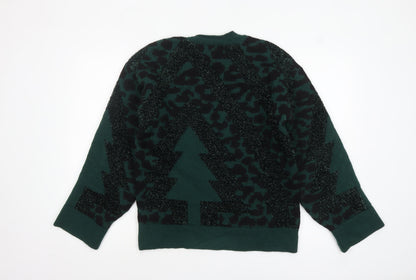 Womens UK Size S NEXT Green Pullover Jumper