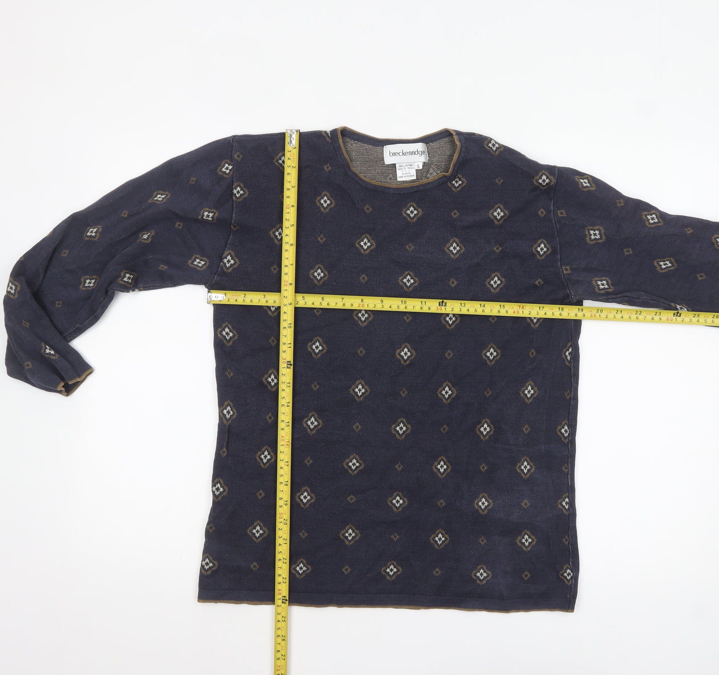 Womens UK Size S Breckenridge Blue Pullover Jumper