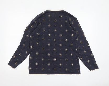 Womens UK Size S Breckenridge Blue Pullover Jumper