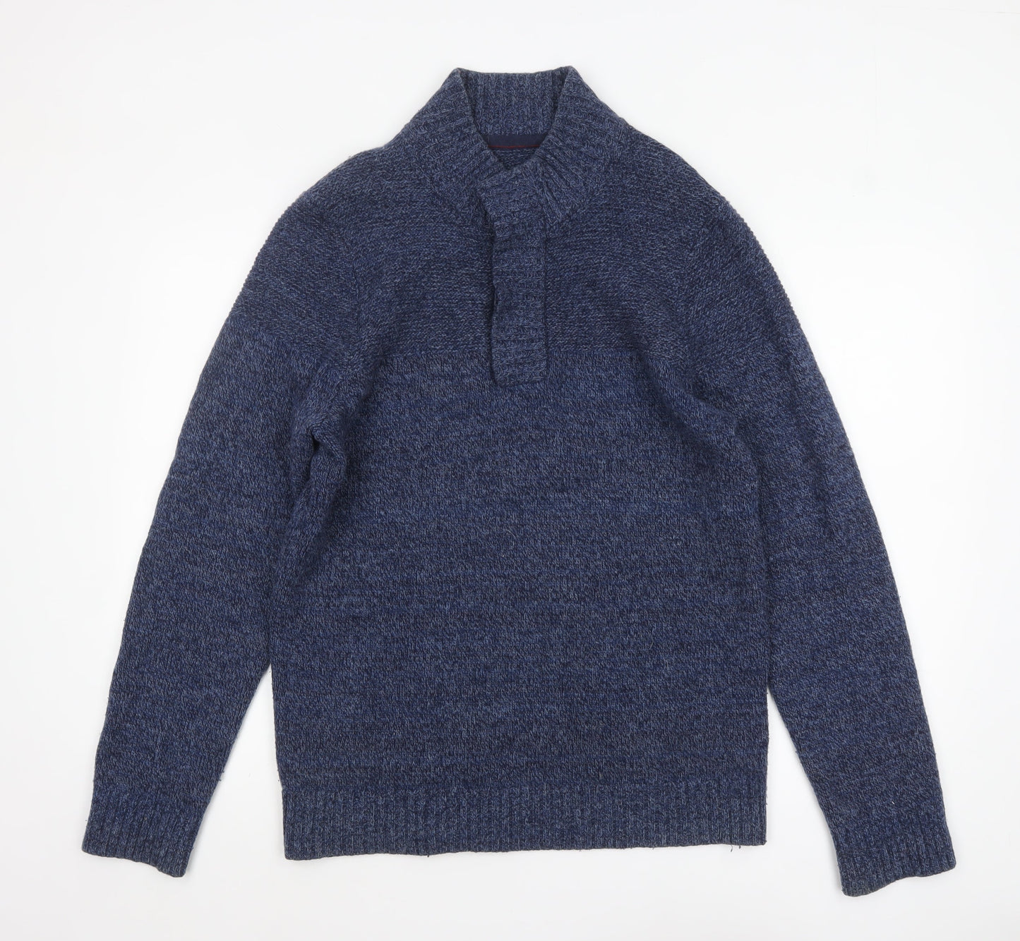 Mens UK Size M Fat Face Blue Pullover Jumper