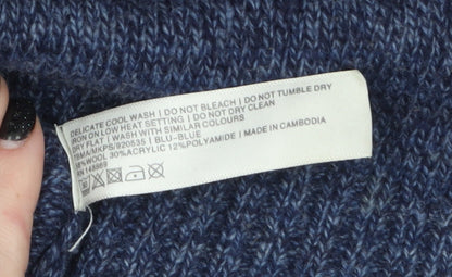 Mens UK Size M Fat Face Blue Pullover Jumper