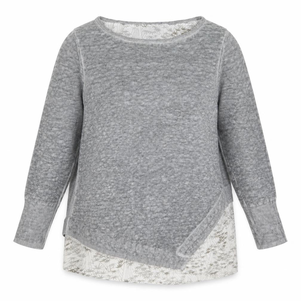 Womens UK Size 8 Mint Velvet Grey Tunic Blouse