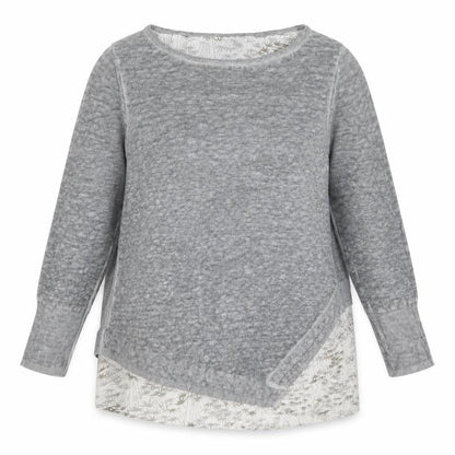 Womens UK Size 8 Mint Velvet Grey Tunic Blouse
