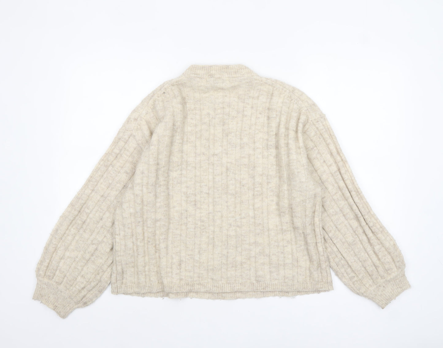 Womens UK Size M Warehouse Beige Pullover Jumper