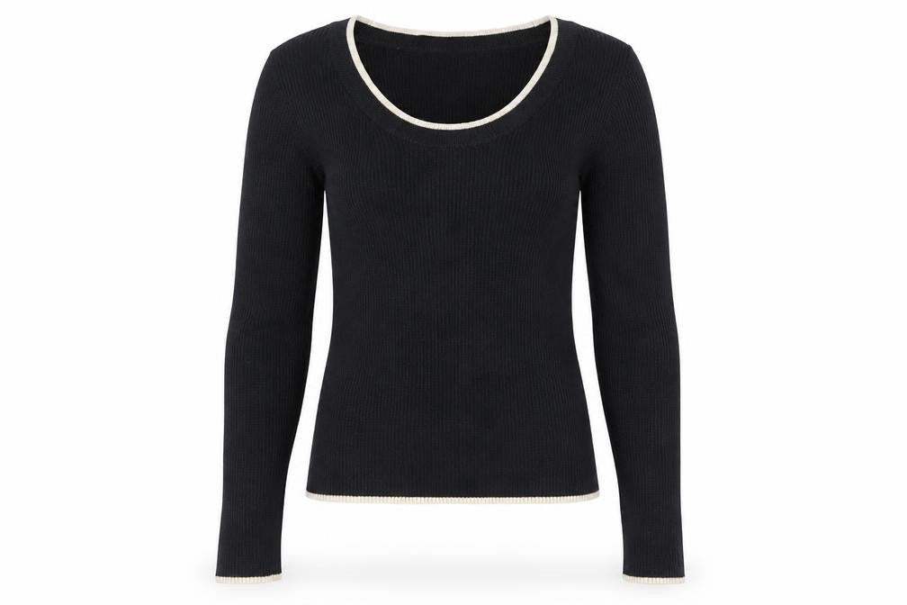 Womens UK Size 12 VERO MODA Black Pullover Jumper