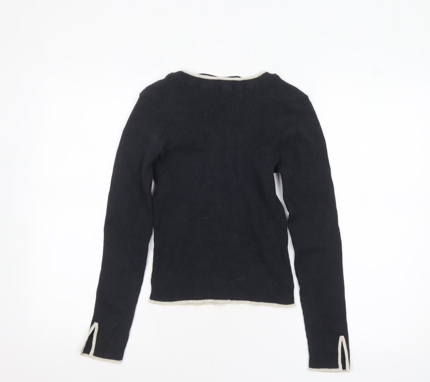 Womens UK Size 12 VERO MODA Black Pullover Jumper