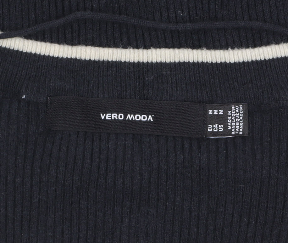Womens UK Size 12 VERO MODA Black Pullover Jumper