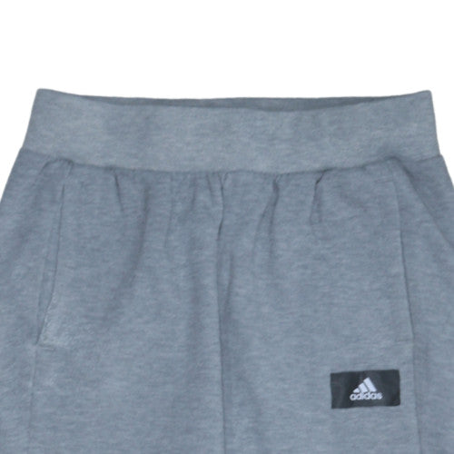 Adidas Boys Grey Jogger Trousers 13-14 Years Regular Fit Fleece Activewear