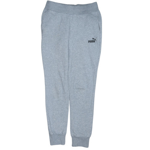 Womens UK Size S PUMA Regular Fit Jogger Grey Trousers