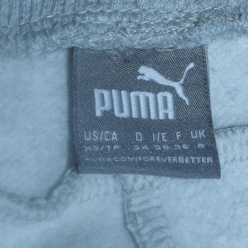 Womens UK Size S PUMA Regular Fit Jogger Grey Trousers