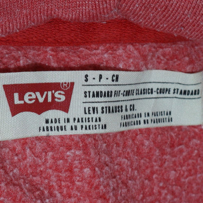 Womens UK Size S Levi's Pink Full Zip Hoodie
