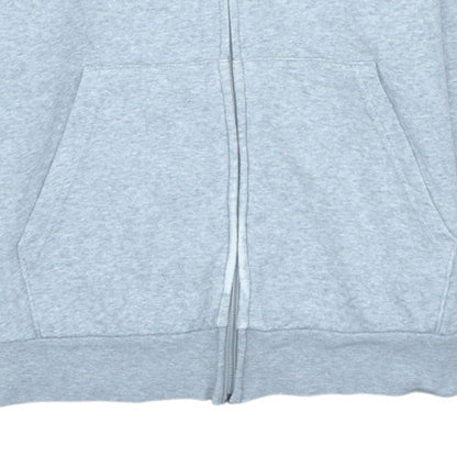 Womens UK Size L adidas Grey Full Zip Hoodie
