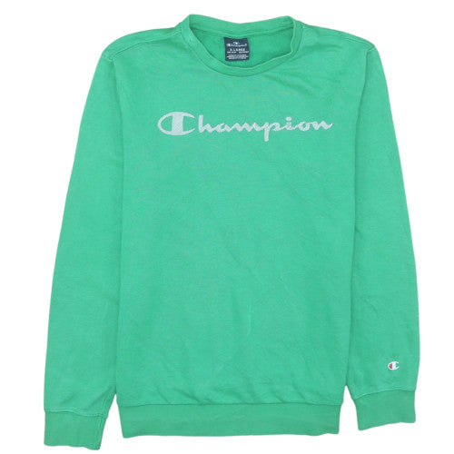 Teens UK Size XL Champion Green Pullover Sweatshirt