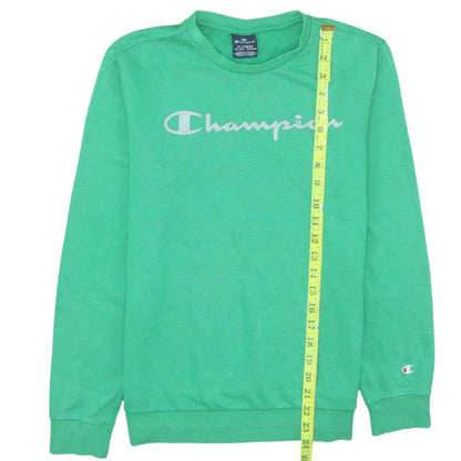 Teens UK Size XL Champion Green Pullover Sweatshirt
