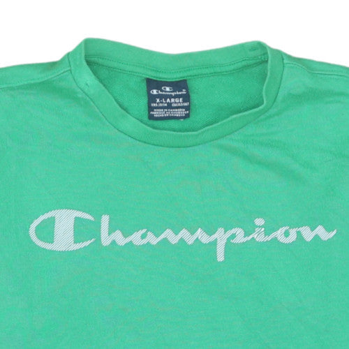 Teens UK Size XL Champion Green Pullover Sweatshirt