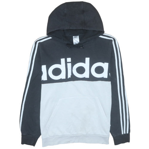 Mens UK Size L adidas Black Pullover Hoodie