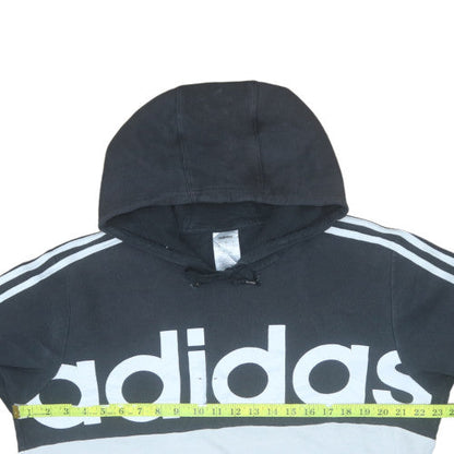 Mens UK Size L adidas Black Pullover Hoodie