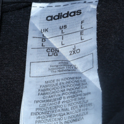 Mens UK Size L adidas Black Pullover Hoodie
