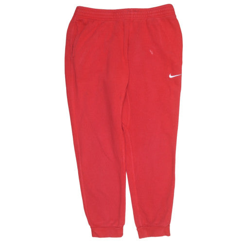 Mens UK Size L Nike Regular Fit Jogger Red Trousers