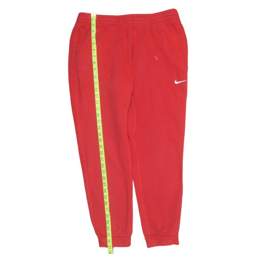 Mens UK Size L Nike Regular Fit Jogger Red Trousers