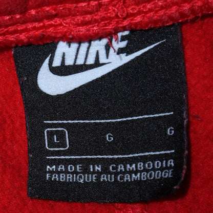 Mens UK Size L Nike Regular Fit Jogger Red Trousers