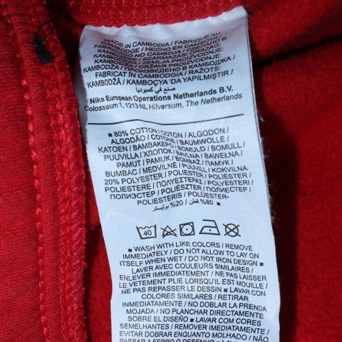 Mens UK Size L Nike Regular Fit Jogger Red Trousers