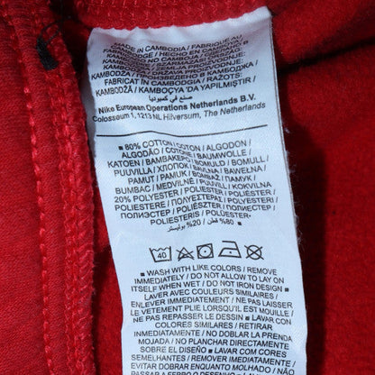 Mens UK Size L Nike Regular Fit Jogger Red Trousers