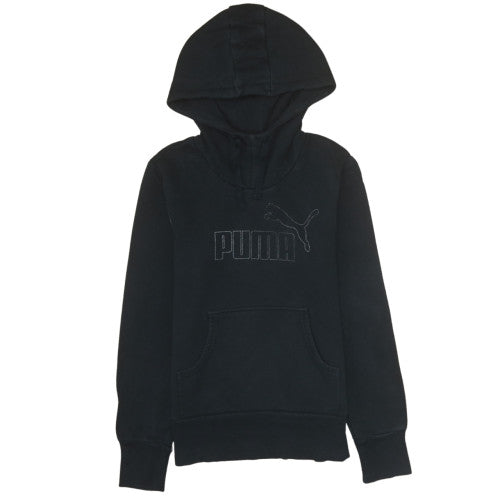 Womens UK Size 10 PUMA Black Pullover Hoodie