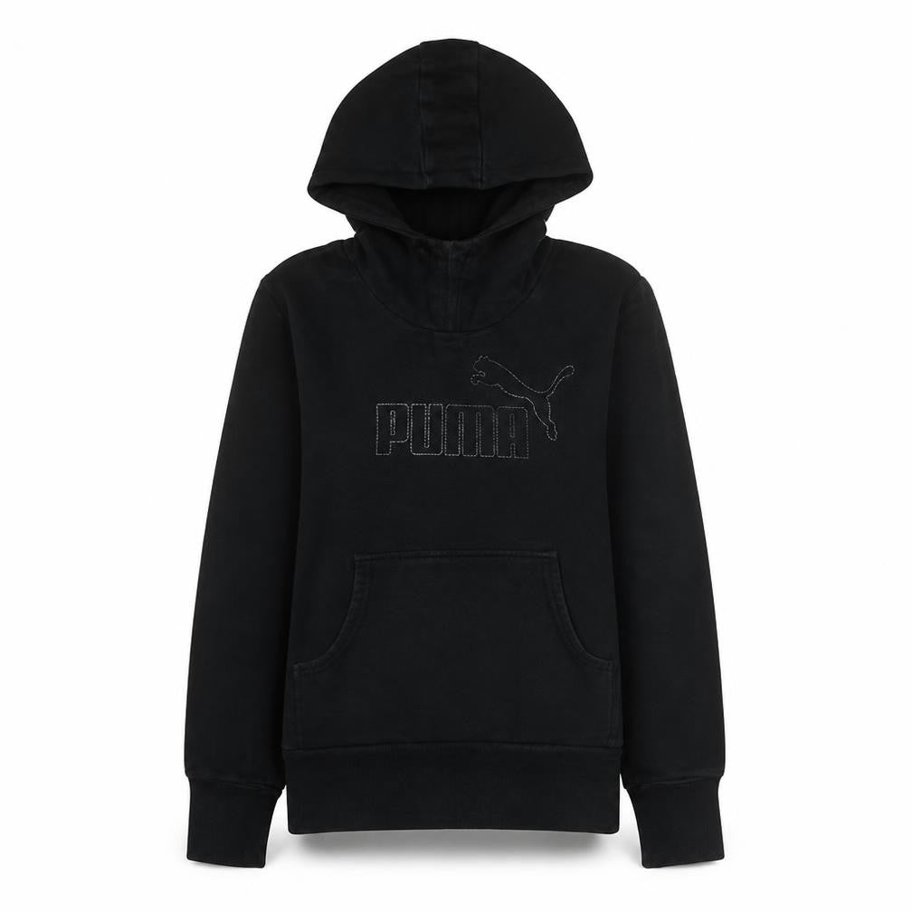 Womens UK Size 10 PUMA Black Pullover Hoodie