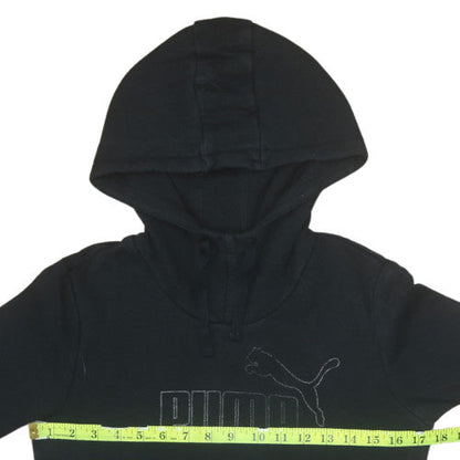 Womens UK Size 10 PUMA Black Pullover Hoodie
