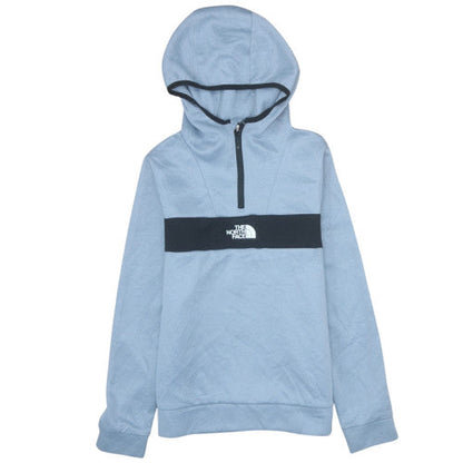 The North Face Boys Blue 1/2 Zip Hoodie XL Polyester Hiking Outdoor
