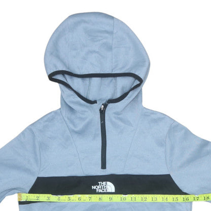 The North Face Boys Blue 1/2 Zip Hoodie XL Polyester Hiking Outdoor
