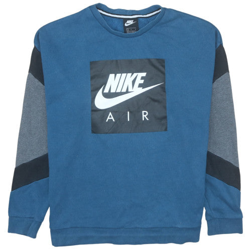 Mens UK Size L Nike Blue Pullover Sweatshirt