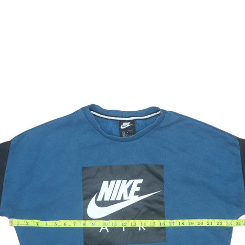 Mens UK Size L Nike Blue Pullover Sweatshirt