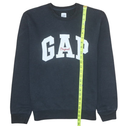 Mens UK Size S Gap Black Pullover Sweatshirt