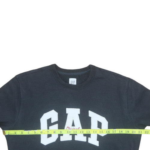 Mens UK Size S Gap Black Pullover Sweatshirt