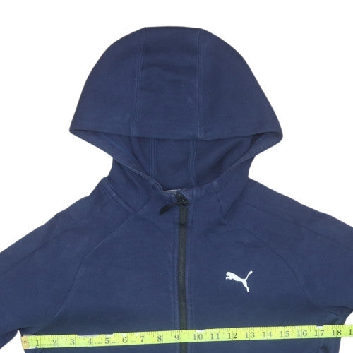 Boys UK Size 13-14 Years PUMA Blue Full Zip Hoodie