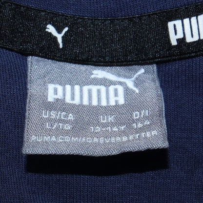 Boys UK Size 13-14 Years PUMA Blue Full Zip Hoodie
